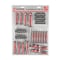 Intertool 70 pcs Screwdriver Set, Precision Screwdrivers, Magnetic Bits Driver and Bits VT08-3370 - alternate 4